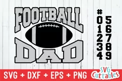 Football SVG | Football Dad | Shirt Design Product Image 2