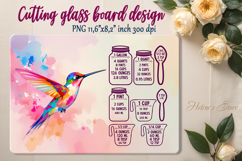 Hummingbird cutting board sublimation | Kitchen conversion Product Image 3