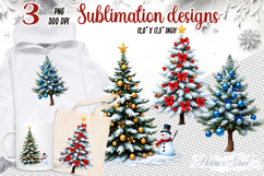 Christmas tree coquette bows clipart | Cute t shirt design Product Image 1