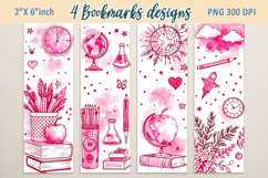 Back to school bookmark designs BUNDLE |Printable book craft Product Image 11