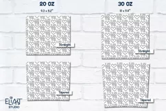 Love Tumbler Sublimation | Hearts Full Tumbler Wrap 20 30 OZ Product Image 3
