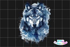 Watercolor Wolf PNG Product Image 2