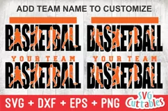 Basketball SVG | Basketball Template 0043 | Basketball Shirt Product Image 2