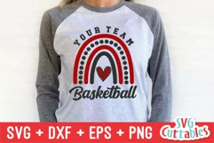Basketball SVG | Basketball Template 0044 | Basketball Shirt Product Image 1