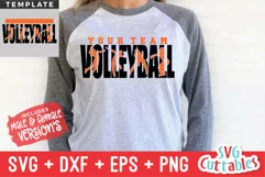 Volleyball SVG | Volleyball Template 0044 | Volleyball Shirt Product Image 1