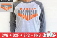 Basketball SVG | Basketball Template 0045 | Basketball Shirt Product Image 1