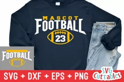 Football SVG | Football Template 0045 | Football Shirt Product Image 1