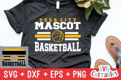 Basketball SVG | Basketball Template 0048 | Basketball Shirt Product Image 1
