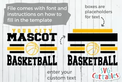 Basketball SVG | Basketball Template 0048 | Basketball Shirt Product Image 2