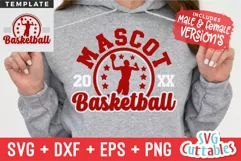 Basketball SVG | Basketball Template 0049 | Basketball Shirt Product Image 1