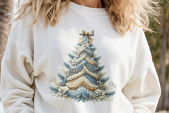 Christmas tree clipart | Winter forest t shirt design png Product Image 3