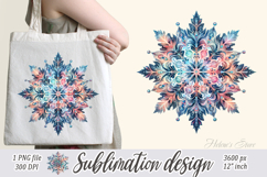 Christmas snowflakes clipart|Cute Winter flower shirt design Product Image 2