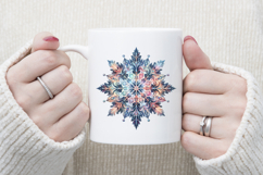 Christmas snowflakes clipart|Cute Winter flower shirt design Product Image 3