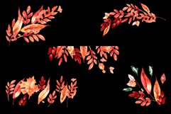 Watercolor Autumn Leaves PNG Product Image 5
