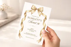 Sweet 16 Birthday Invitation Template, Editable Canva Product Image 5