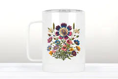 Wildflowers clipart | Vintage Summer flowers field graphics Product Image 3