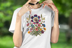 Wildflowers clipart | Vintage Summer flowers field graphics Product Image 4