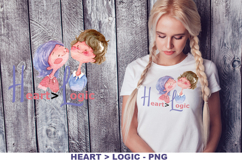 Sublimation Design: Heart Logic Product Image 1