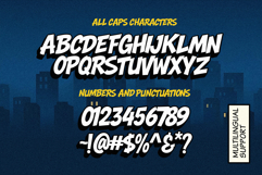 Hero Bump - Comic Display Font Product Image 5