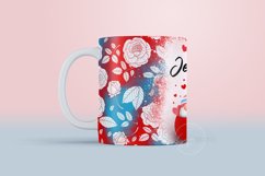 Valentine&#039;s day Mug Wrap, Add Your Own Name, 11 &amp; 15 Oz Mug Product Image 5