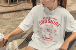 Good Morning Sunshine Retro T-Shirt Product Image 5
