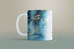 Marble Pattern Mug Sublimation Design, 11 &amp; 15 Oz Mug Design Product Image 5