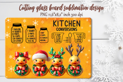 Christmas farmhouse funny rubber ducky cutting board PNG Product Image 1