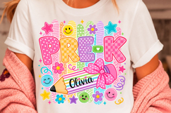 Pre-K Grade Teacher Shirt PNG Design Product Image 1