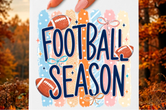 Preppy Christmas &amp; Football PNG Product Image 6