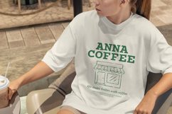 Coffee Shop T-shirt Canva &amp; Illustrator Template Product Image 5