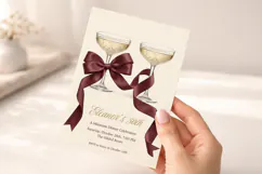50th Birthday Invitation Template, Editable Canva Product Image 5