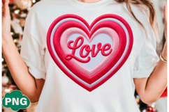 Faux Yarn Valentine Heart Png Valentines Product Image 4