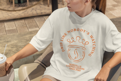 Coffee Lover Modern Graphic T-Shirt Product Image 5