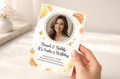 Brunch and Bubbly Birthday Invitation Template Product Image 5