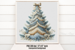 Christmas tree clipart | Winter forest t shirt design png Product Image 2