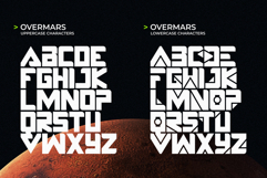 Overmars - Futuristic Techno Font Product Image 5