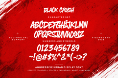 Black Crush - Aggressive Urban Display Font Product Image 5