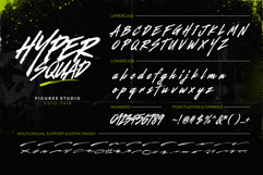 Hyper Squad - Freestyle Brush Font Product Image 5