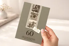 Photo Milestone Birthday Invitation Template, Film Strip Product Image 5