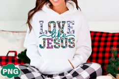 Love Like Jesus Camo Western SVG PNG Product Image 2