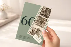 Film Strip Photo Birthday Invitation Template Product Image 5