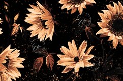 Sunflower Print Tumbler PNG, Leopard Pattern Sublimation Product Image 5
