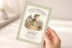 Dino Explorer Birthday Invitation Canva Template Product Image 5