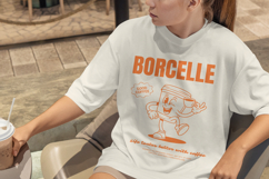 Retro Coffee Mascot T-Shirt Product Image 5