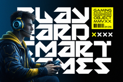 Martin Gaming- Futuristic Techno Font Product Image 5