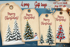 Christmas Gift Tags| Christmas labels| Christmas tree label Product Image 1