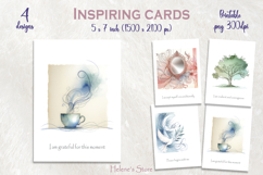 Inspiring quotes printable cards | Pastel watercolor designs Product Image 1