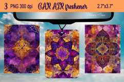 Floral Air Freshener Car| Car air freshin sublimating png Product Image 1