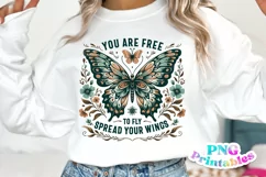 Cottage Core PNG | You Are Free To Fly Product Image 1