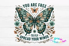 Cottage Core PNG | You Are Free To Fly Product Image 2
